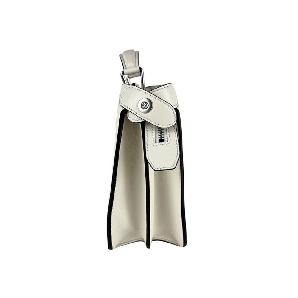 Fendi white I See leather You bag Peekaboo shoulder AFSP